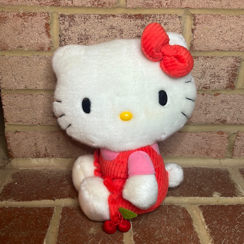Hello Kitty Sanrio Cherry Sitting Plush